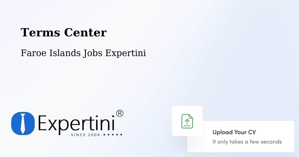 Terms of Service – Porkeri - Faroe Islands Jobs Expertini
